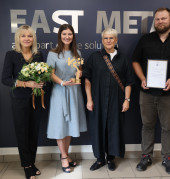 East Metal Employees recieving SRS Taxpayers' Annual Award 2022  